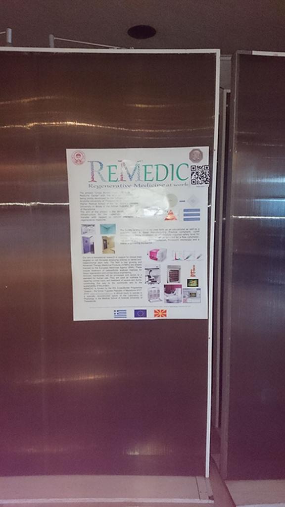 26-28 November 2015 Promotion of the REMEDIC project at the Biomaterials Conference